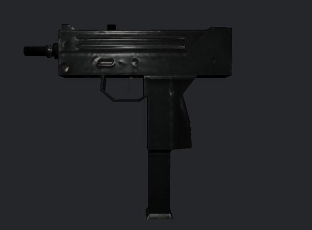 Low poly uzi from my game preview image 1